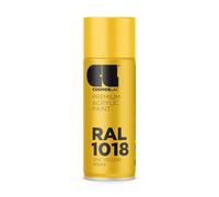 CL COSMOS LAC - SPRAY PREMIUM ACRYLIC BRILLANTE RAL COSMOS LAC 400 ML - RAL 1018 Amarillo de zinc