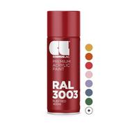 COSMOS LAC CL SPRAY PREMIUM ACRYLIC BRILLANTE RAL 400 ML - RAL 3003 Rojo rubí