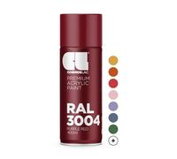 COSMOS LAC Spray Premium Acrylic Brillante Ral 400 Ml (RAL 3004 Rojo purpura)