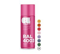 CL COSMOS LAC - SPRAY PREMIUM ACRYLIC BRILLANTE RAL COSMOS LAC 400 ML - RAL 4003 Violeta érica