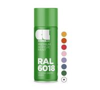 CL COSMOS LAC - SPRAY PREMIUM ACRYLIC BRILLANTE RAL COSMOS LAC 400 ML - RAL 6018 Verde amarillento