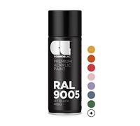 COSMOS LAC - SPRAY PREMIUM ACRYLIC SATINADO RAL 400 ML - RAL 9005 Negro intenso