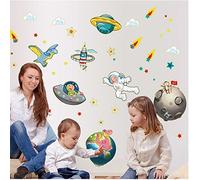 Cosmos Planetas 3D Fluorescente Brillando en la oscuridad Set Una colección de planetas Conjunto Cuarto Desmontable Mural Guardería Calcomanía Decoración Bebé Art Pegatina de pared