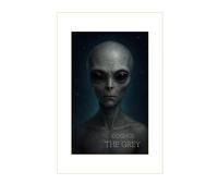 COSMOS THE GRAY: Mystical Notebook with Squared Pages for Starseeds. Inspiring Extraterrestrial Exploration .Alien Encounters Journal.