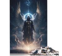 Cosmos Warrior Rompecabezas Imposible,desafío for Adults Entretenimiento Creativo 1000 Piezas Obra De Arte De Juego De para Adultos Y Niños Mayores De 12 Años 1000pcs (38x26cm)