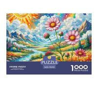 CosmosBipinnato1000 Piece Puzzle for Adults, Every Piece Is Unique, Softclick Technology Means Pieces Fit Together Perfectly 70x50cm/1000pcs