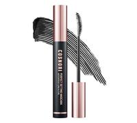 COSNORI Perfect Setting - Máscara impermeable larga y rizada, máscara de fibra alargada, extensión de pestañas natural, impermeable, a prueba de manchas, sin grumos, probada sin irritación, 0.24 onzas