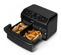 Cosori Air Fryer Dual Blaze Twinfry Compact 8,6 Litros, Freidora de Aire con Doble Resistencia, Revestimiento Cerámico sin PFAS, Airfryer Grande de Doble Cesta con Divisor, Multicocina 6 en 1, 2700W