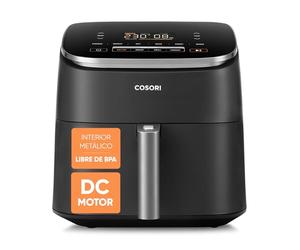 Cosori Air Fryer Turbo Blaze 6L, Freidora de Aire sin Aceite 9 en 1, 46% Más Rápida, Temporizador 1min-24H, 30°C-230°C, Airfryer con Motor DC Silencioso, Recetario Incluido, Apto para Lavavajillas