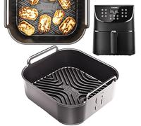 Cosori - Bandeja de silicona premium de 5,5 l, ranuras de 1,5 cm, 2,5 mm de grosor, apta para lavavajillas y freidora de aire, 1 pieza