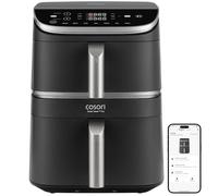 Cosori Freidora de Aire 10,8L Turbo Tower Pro Smart, Doble Cesta Vertical