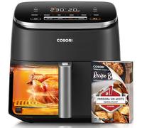 Cosori Freidora de Aire Turbo Blaze 6L, Air Fryer 9 in 1, co Motor DC 27dB, 46% Más Rápida, 30°C a 230°C, 9 funciones, 5 velocidades, 96% menos aceite, Suculenta y jugosa, apto para lavavajillas 1725W