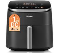 Cosori Freidora de Aire Turbo Blaze 6L, Freidora sin Aceite 9 en 1, Temporizador 1min-24H, 30°C a 230°C, Motor DC silencioso, con 9 funciones 5 velocidades, Recetario incluido, apto para lavavajillas