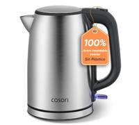 COSORI Hervidor de Agua Eléctrico 1,7L Acero Inox 304, 2200W, Sin BPA