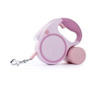 COSOWO Correa retráctil para perro, color rosa