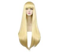 Cosplay Anime Cosplay Wigs Kakegurui Yomoduki Runa Creamy Yellow Long Hair Yellow Wig Beauty