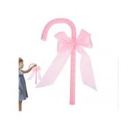 Cosplay Cane christmas Walking Bowknot Cane Prop Stick Stage Performance Prop Decor for School Dress Up