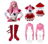 Cosplay Costume For Perona,Women Men Uniform With Accessories,Cosplay Replica Prop Wig Shoes Full Set, Halloween Carnival Party Suit