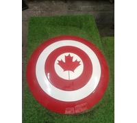 Cosplay para colgar en la pared, diseño de escudo medieval, decoración coleccionable para el hogar para fanáticos de Deadpool y Wolverine, perfecto para decoración y cosplay (escudo del Capitán Canadá