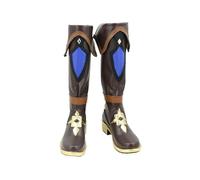 Cosplay Shoes For Genshin Kaeya,Women Man Anime Game PU Shoes For ComicCon, Cosplay Show, Halloween,Carnival Party A1543