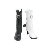 Cosplay Shoes For Reimu VTuber,Women Man Anime Game PU Shoes For ComicCon, Cosplay Show, Halloween,Carnival Party A438