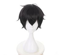 Cosplay Wig 2019 juego P5 Persona 5 Kurusu Akira Joker Cosplay peluca antiarrugas pelo sintético Anime postizo