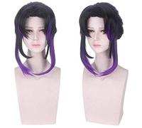 Cosplay Wig 8 Styles Demon Slayer Cosplay Perücke Nezuko Kamado Tokitou Muichirou Perückenhaar Kimetsu no Yaiba Giyuu Tsuyuri Kanawo Cosplay Perücken Einheitsperücke Nr. 596 (Color : Wig No.586, Siz