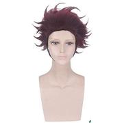 Cosplay Wig 8 Styles Demon Slayer Cosplay Perücke Nezuko Kamado Tokitou Muichirou Perückenhaar Kimetsu no Yaiba Giyuu Tsuyuri Kanawo Cosplay Perücken Einheitsperücke Nr. 596 (Color : Wig No.171, Siz