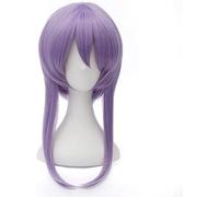 Cosplay Wig Anime Cosplay Seraph of the end pelucas for Hiiragi Shinoa lavanda púrpura pelo corto juego de rol fiesta Halloween peluca + gorro de peluca