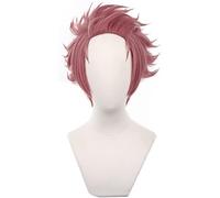 Cosplay Wig Anime Cosplay Wig for Blue Lock Bachira Meguru Cosplay Wig Short Black Yellow Hair Wig + Wig Cap (Color : Sae Itoshi)