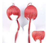 Cosplay Wig For Anime Gintama Kamui Mother Kagura Silver Soul 50cm Long Orange Red Wigs Heat Resistant Synthetic hair