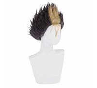 Cosplay Wig For Anime Haikyuu Karasuno High School Volleyball Club Yu Nishinoya Black brown Wig Role Play