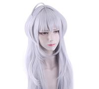 Cosplay Wig For Fate Grand Order Apocrypha Merlin Wig Long Light Silver Hair Halloween Wigs