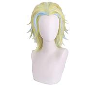 Cosplay Wig For Rindo Haitani Green Yellow 38cm Hair Halloween Carnival Party Role Play Wig