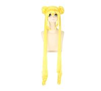 Cosplay Wig For Sailor Tsukino Usagi Lemon Yellow Long Curly Hair Anime Halloween Carnival Party Role Play Wig