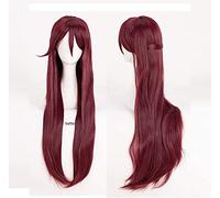 Cosplay Wig Lovelive Sunshine Sakurauchi Riko Cosplay Pelucas Pelucas for el cabello + Peluca Cap Love Live Aqours Largo Resistente al calor Sintético