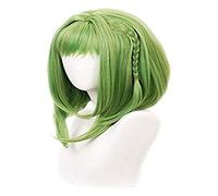 Cosplay Wig Nanamine Sakura Mujeres Peluca Verde Cosplay Disfraz Jibaku Shounen baño Atado Hanako-Kun Pelo sintético Fiesta Pelucas KEEBON