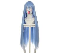 Cosplay Wig Peluca de anime Akame Ga Kill Cosplay Esdeath Peluca, Peluca azul recta larga, Peluca de Halloween for disfraces, for Halloween, Fiesta de disfraces, Espectáculo de anime, Evento de cospla