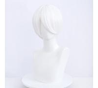 Cosplay Wig Peluca de anime Células en el trabajo Cosplay Peluca de glóbulos blancos, Peluca blanca, Disfraz Peluca de Halloween, for Halloween, Fiesta de disfraces, Espectáculo de anime, Evento de co