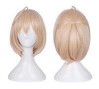Cosplay Wig Peluca de anime Fate Cosplay Okita Souji Peluca, Peluca rosa corta, Disfraz Peluca de Halloween, for Halloween, Fiesta de disfraces, Espectáculo de anime, Evento de cosplay, Conciertos