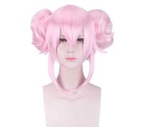 Cosplay Wig Peluca de anime Fate Cosplay Tamamo no mae Peluca, Peluca rosa, Disfraz Peluca de Halloween, for Halloween, Fiesta de disfraces, Espectáculo de anime, Evento de cosplay, Conciertos (Tamaño