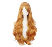 Cosplay Wig Peluca de anime for Bleach Rangiku Matsumoto Peluca de cosplay, Peluca larga y rizada, Peluca de disfraz de Halloween, for Halloween, Fiesta de disfraces, Espectáculo de anime, Evento de c