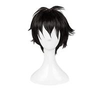Cosplay Wig Peluca de anime Future Diary Cosplay Amano Yukiteru Peluca, Peluca negra corta, Disfraz Peluca de Halloween, for Halloween, Fiesta de disfraces, Espectáculo de anime, Evento de cosplay, Co