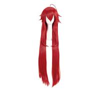 Cosplay Wig Peluca de anime High School DxD Cosplay Rias Gremory Peluca, Peluca roja larga, Disfraz Peluca de Halloween, for Halloween, Fiesta de disfraces, Espectáculo de anime, Evento de cosplay, Co