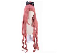 Cosplay Wig Peluca de anime Hypnosis Mic Division Rap Battle Cosplay Ichijiku Kadenokoji Peluca, Peluca roja larga, Disfraz Peluca de Halloween, for Halloween, Fiesta de disfraces, Espectáculo de anim