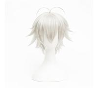Cosplay Wig Peluca de anime Hypnosis Mic Division Rap Battle Cosplay Samatoki Aohitsugi Peluca, Peluca corta, Disfraz Peluca de Halloween, for Halloween, Fiesta de disfraces, Espectáculo de anime, Eve