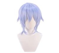 Cosplay Wig Peluca de anime IDOLiSH7 Cosplay Tamaki Yotsuba Peluca, Peluca azul corta, Disfraz Peluca de Halloween, for Halloween, Fiesta de disfraces, Espectáculo de anime, Evento de cosplay, Concier