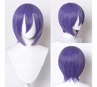 Cosplay Wig Peluca de anime Kuroko no Basuke Cosplay Murasakibara Atsushi Peluca, Peluca morada, Disfraz Peluca de Halloween, for Halloween, Fiesta de disfraces, Espectáculo de anime, Evento de cospla