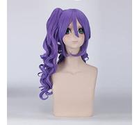 Cosplay Wig Peluca de anime Kuroko no Basuke Cosplay Murasakibara Atsushi Peluca, Peluca morada, Disfraz Peluca de Halloween, for Halloween, Fiesta de disfraces, Espectáculo de anime, Evento de cospla