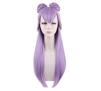Cosplay Wig Peluca de anime LOL Cosplay KDA Evelynn Peluca, Peluca larga y recta, Disfraz Peluca de Halloween, for Halloween, Fiesta de disfraces, Espectáculo de anime, Evento de cosplay, Conciertos (